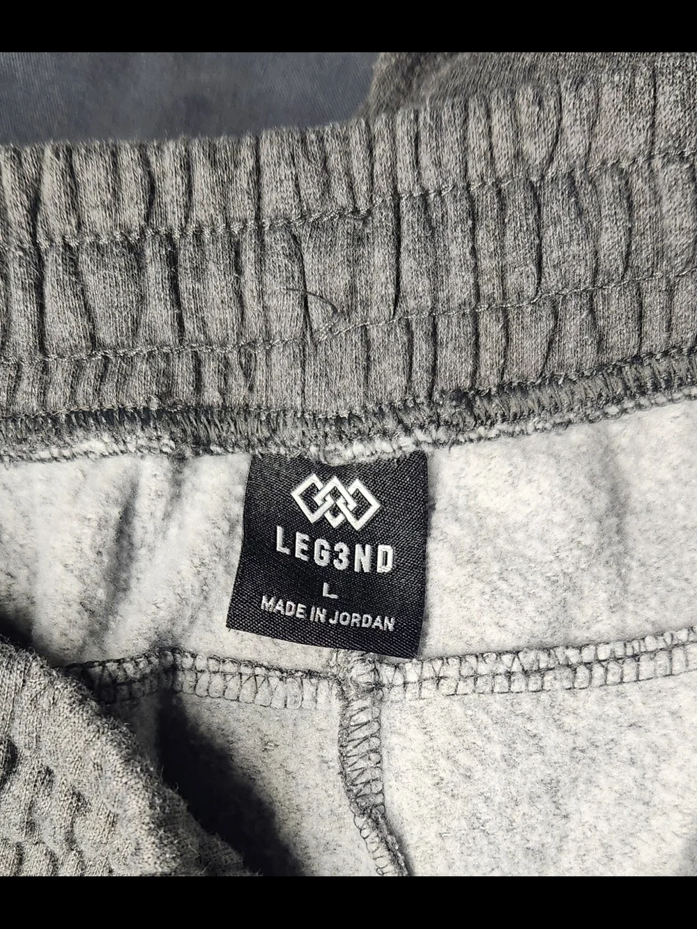 LE3ND ( Legend ) Gray Athletic Sweatpants with Zippered Pockets Mens Large
